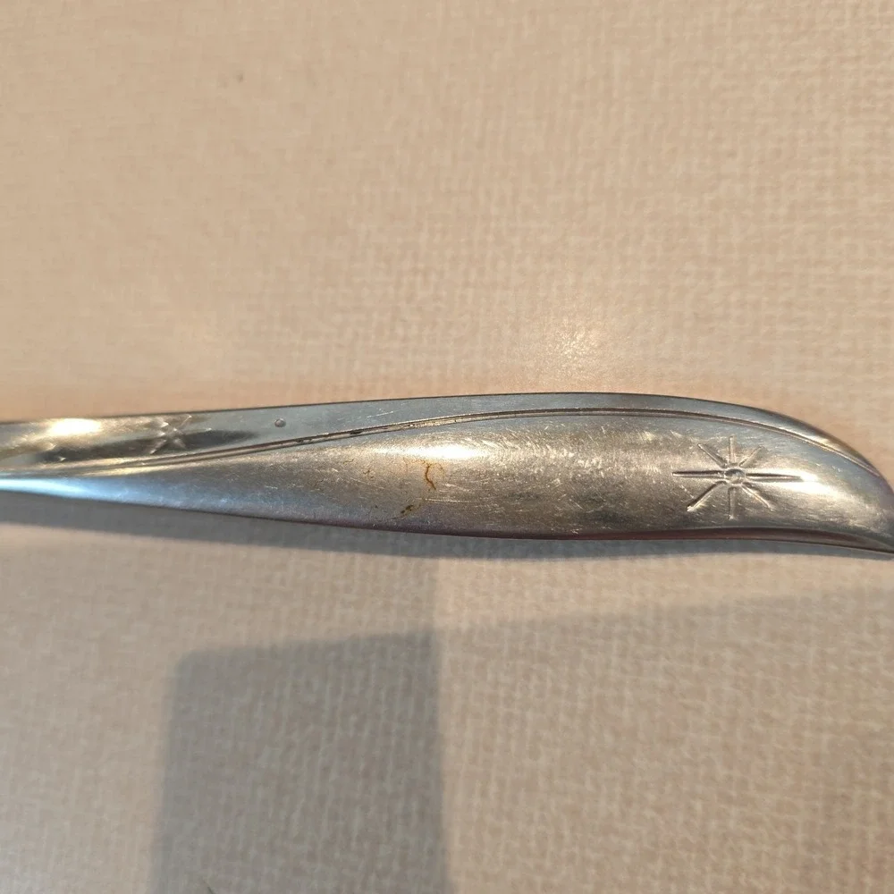 Oneida Community TWIN STAR Betty Crocker Stainless MEAT SERVING FORK 8-1/2
